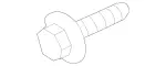 59908512 - Electrical System: Pan Head Screw W Collar for Mercedes-Benz Image