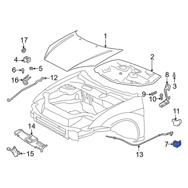YS4Z16758BA - Body: Bumper for Ford: Focus Image