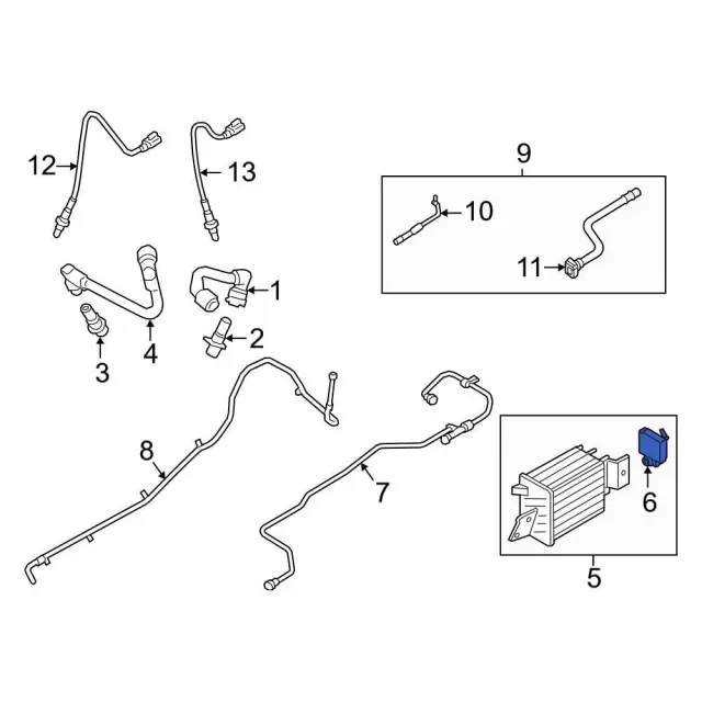 ML3Z9J280C - : Connector Hose for Ford: F-150 Image