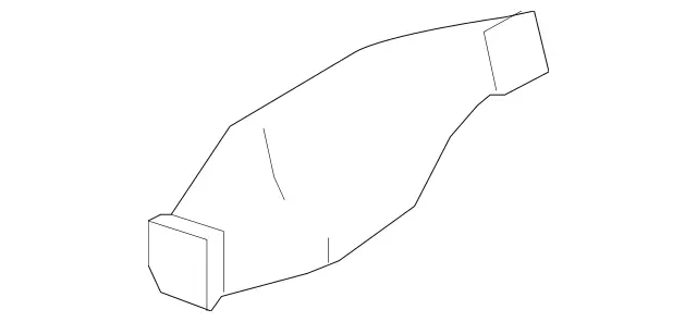 221831264664 - Heating and Ventilation: Duct for Mercedes-Benz Image
