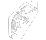 2478840100 - Bumper/Fender/Hood: Wheel Arch Cover for Mercedes-Benz: EQB 250+, EQB 300, EQB 350, GLA45 AMG Image