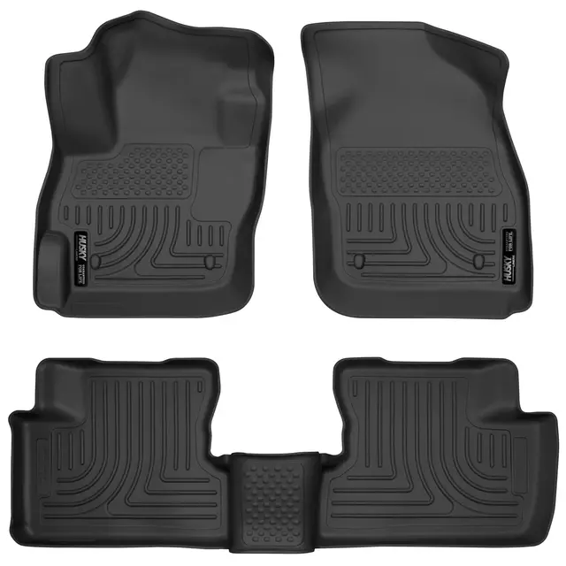 98631 - : Weatherbeater - Front &amp; 2nd Seat Floor Liners for Husky Liners Image