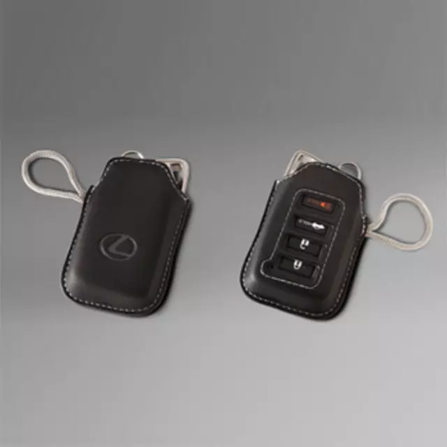 PT94000130 - Serviceable Components: Key Glove, L Logo, Black Stitching for Lexus: ES300h, ES350, GS F, GS Turbo, GS350, GS450h, IS200t, IS250, IS300, IS350, LX570, NX200t, NX300h, RC F, RC Turbo, RC300, RC350, RX350, RX450h Image