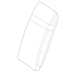 20497003308P26 - Body: Armrest for Mercedes-Benz Image