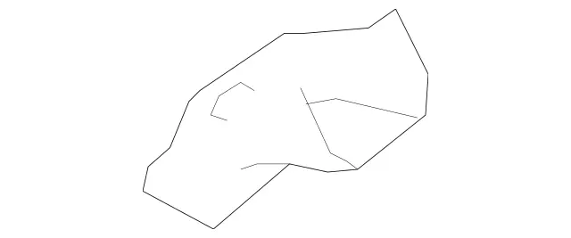 2518300345 - Body: Rear Duct for Mercedes-Benz Image