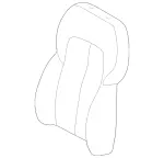 20891021479B50 - Body: Seat Back Cover for Mercedes-Benz Image