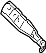 80956CG000 - : Door Trim Panel Bracket for INFINITI: FX35, FX45 Image