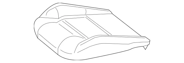 1769105601 - Driver Seat: Outer Cover, Seat Cushion for Mercedes-Benz Image