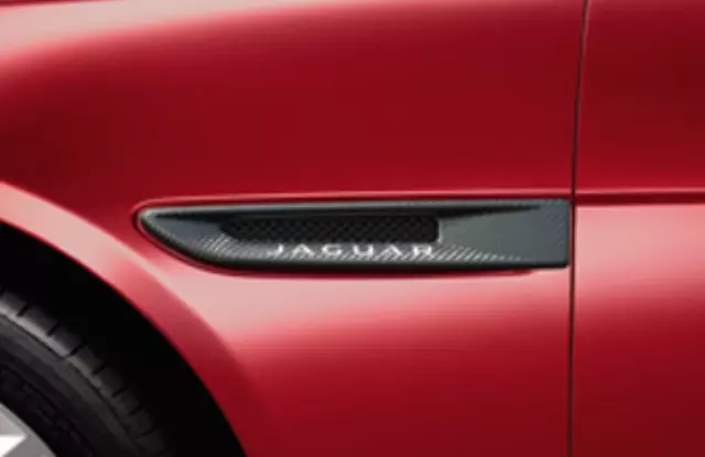 T2H6209 - Body: Side Power Vent - Carbon Fiber - Left Side for Jaguar Image