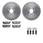 651255020 - : DFC Brake Rotor with 5000 Brake Pads and Hardware Kit for DYNAMIC FRICTION Image