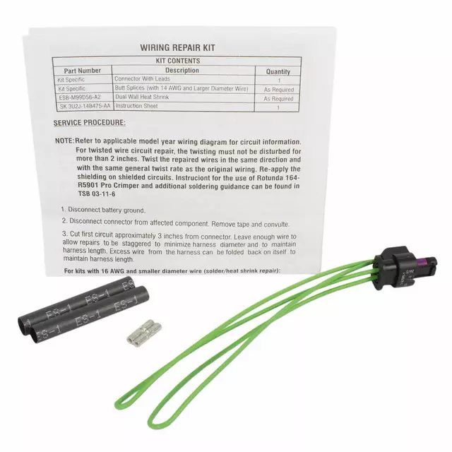 Wire Assembly - Ford (DU2Z-14S411-AZB)