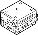 28185AC702 - : AM/FM CD Cassette for INFINITI: G35 Image