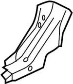 767161BA1B - Body: Stiffener for INFINITI: EX35, EX37, QX50 Image