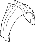 767484GA0B - : Wheelhouse Liner for Infiniti Image