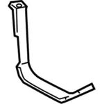 6L3Z9054EA - Fuel System: Support Strap for Ford: F-150 | Lincoln: Mark LT Image