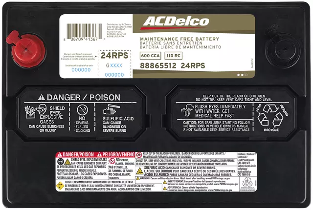 88865512 - : Vehicle Battery for GM Image