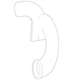 1668311246 - Electrical System: Air Duct for Mercedes-Benz: GL350, GL450, GL550, GL63 AMG, GLE300d, GLE350, GLE400, GLE43 AMG, GLE450 AMG, GLE550e, GLE63 AMG, GLE63 AMG S, GLS350d, GLS450, GLS550, GLS63 AMG, ML250, ML350, ML400, ML550, ML63 AMG Image