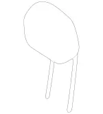 44797031009H40 - Body: Headrest for Mercedes-Benz Image