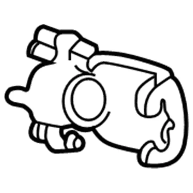 BRC348RM - Brakes: Caliper for Ford: Expedition, F-150, F-150 Heritage, F-250, F-250 HD, F-250 Super Duty | Lincoln: Blackwood, Navigator, Town Car Image