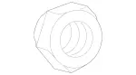 19900256 - Attachment Parts: Spring Nut for Mercedes-Benz Image