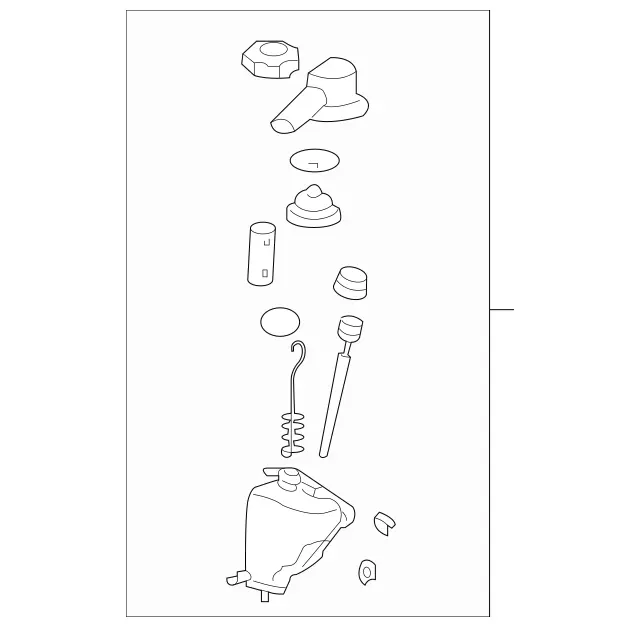 2303200014 - Springs, Suspension and Hydraulics: Container for Mercedes-Benz: SL500, SL55 AMG, SL550, SL600, SL63 AMG, SL65 AMG Image image