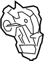 130424GA0A - : Engine Timing Cover Gasket for INFINITI: Q50, Q70 Image