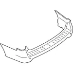 JL7Z17K835CBPTM - Body: Bumper Cover for Ford Image