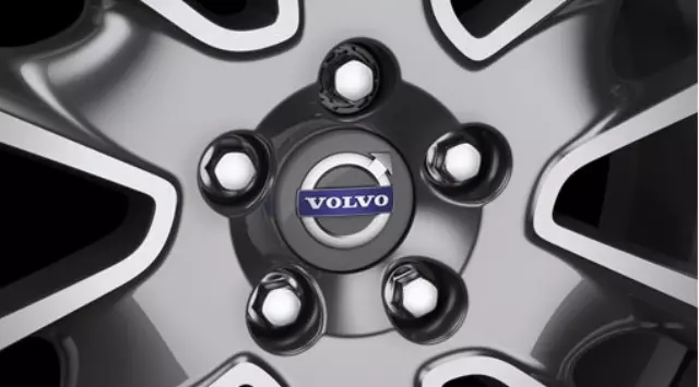 Lug Nut Plastic Caps - Kit Of Twenty - Chrome - Volvo (31471082)