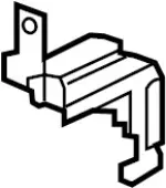 924571MG0A - HVAC: Heater Hose Bracket for INFINITI: M35h | Infiniti: Q70 Image image