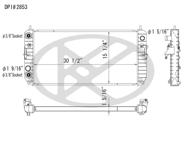A2853 - Cooling Systems: Koyorad Radiator for Koyo Image