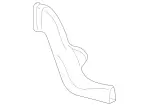 2038300123 - Heating and Ventilation: Air Duct for Mercedes-Benz: 180C, C230, C240, C280, C32 AMG, C320, C350, C55 AMG Image