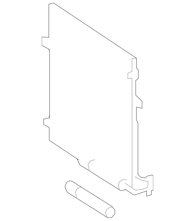 251500005464 - Radiator: Condensor for Mercedes-Benz: GL320, GL550, ML320, ML350, ML500, ML550, R320, R350, R500 Image