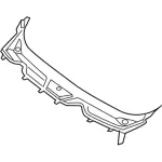 GN1Z58018A16AC - Body: Cowl Grille for Ford: EcoSport Image