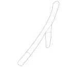 9074289600 - Brakes: Brake Hose for Mercedes-Benz Image