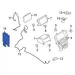 KR3Z18B849CG - Body: Amplifier for Ford Image