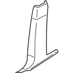 FL7Z7824356AA - Body: Lower Center Pillar Trim for Ford: Expedition | Lincoln: Navigator Image
