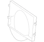 9065050155 - Cooling System: Shroud for Mercedes-Benz Image