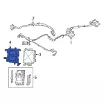 L1MZ14B303A - Electrical: Inverter Mount Bracket for Ford: Explorer, Police Interceptor Utility | Lincoln: Aviator Image