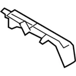 9L1Z78600A47CB - Body: Support Cover for Ford: Expedition | Lincoln: Navigator Image