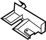 17575AL511 - : Fuel Tank Shield for INFINITI: FX35, FX45, G35 Image