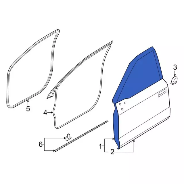 Door Shell - Ford (RL3Z-1020125-B)