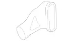 1728310145 - Electrical System: Air Duct for Mercedes-Benz: SLC300, SLC43 AMG, SLK250, SLK300, SLK350, SLK55 AMG Image