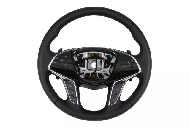 84374252 - : Part# 84374252 Jet Black Steering Wheel for Cadillac: CT6 Image