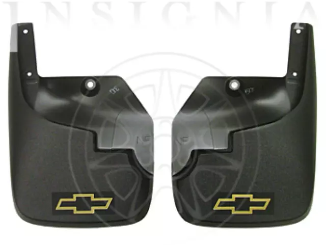 SPLASH GUARDS MOLDED FRONT SET, BOWTIE LOGO - GM (12498533)