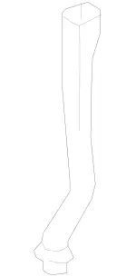 1668320290 - Heating and Ventilation: Drain Pipe for Mercedes-Benz Image