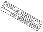 5C3Z16720TA - Body: Nameplate for Ford: F-450 Super Duty Image