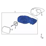 M1PZ17683A - : Mirror Assembly for Ford: Bronco Sport Image
