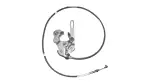 720670C010 - Body: Seat Back Recliner Adjustment Handle for Toyota Image