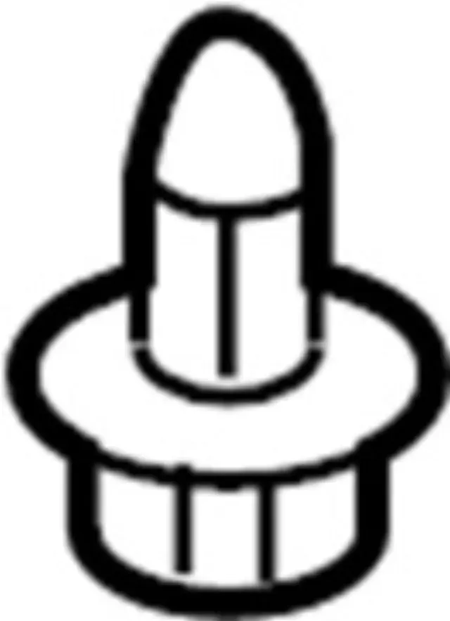 155305053 - Body: Outer Finish Panel Clip for INFINITI: QX55 Image