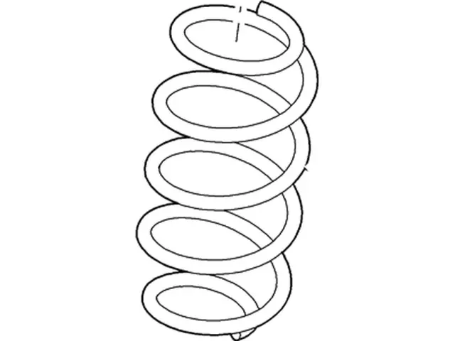 EB5Z5310A - Suspension: Coil Spring for Ford: Explorer, Police Interceptor Utility Image